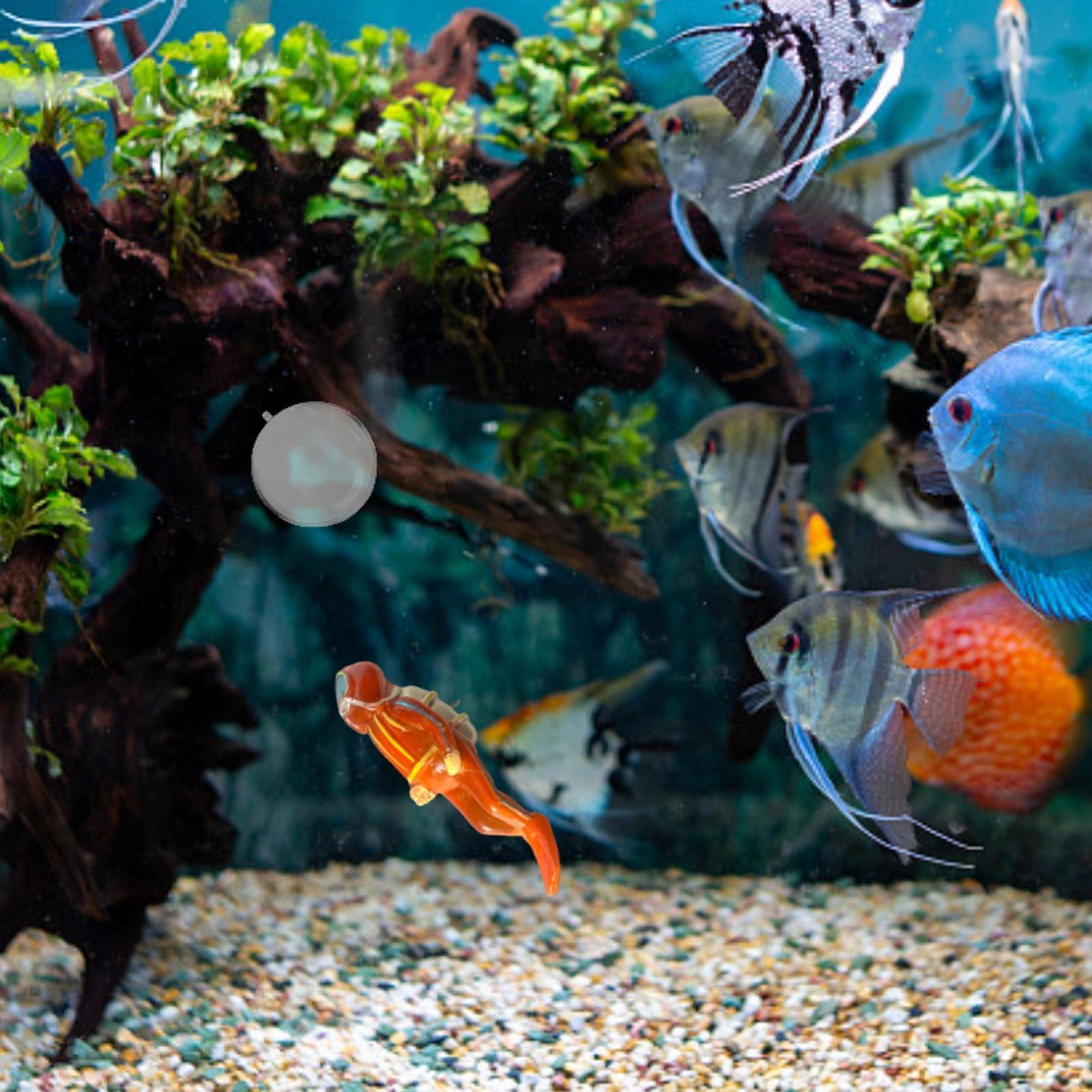 Aquarium Decor - Resin Miniature Diver Figurine for Aquarium