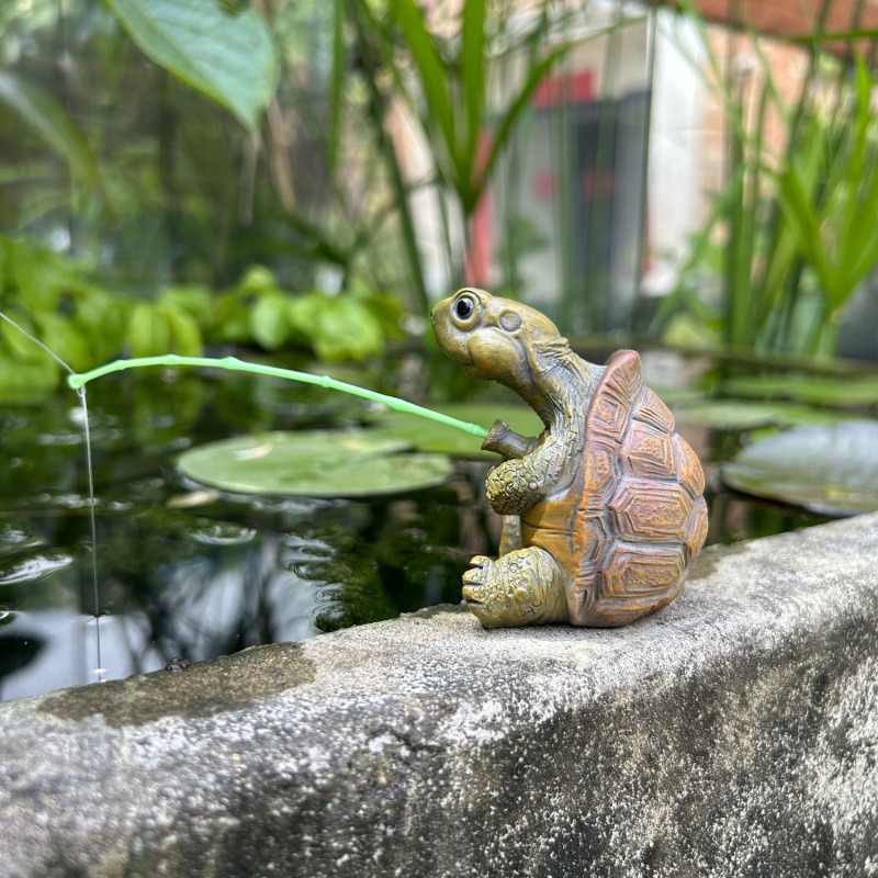 Turtle Fishing Fish Tank Aquar - Fish Aquarium Home recension och pris
