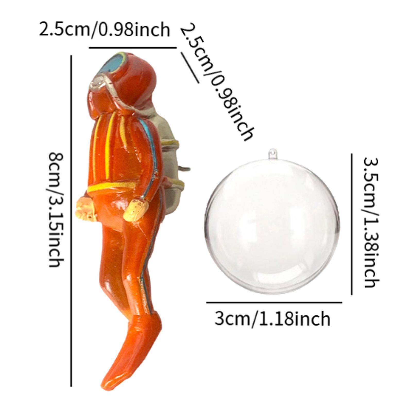 Resin Miniature Diver Figurine - Aquarium Decor recension och pris