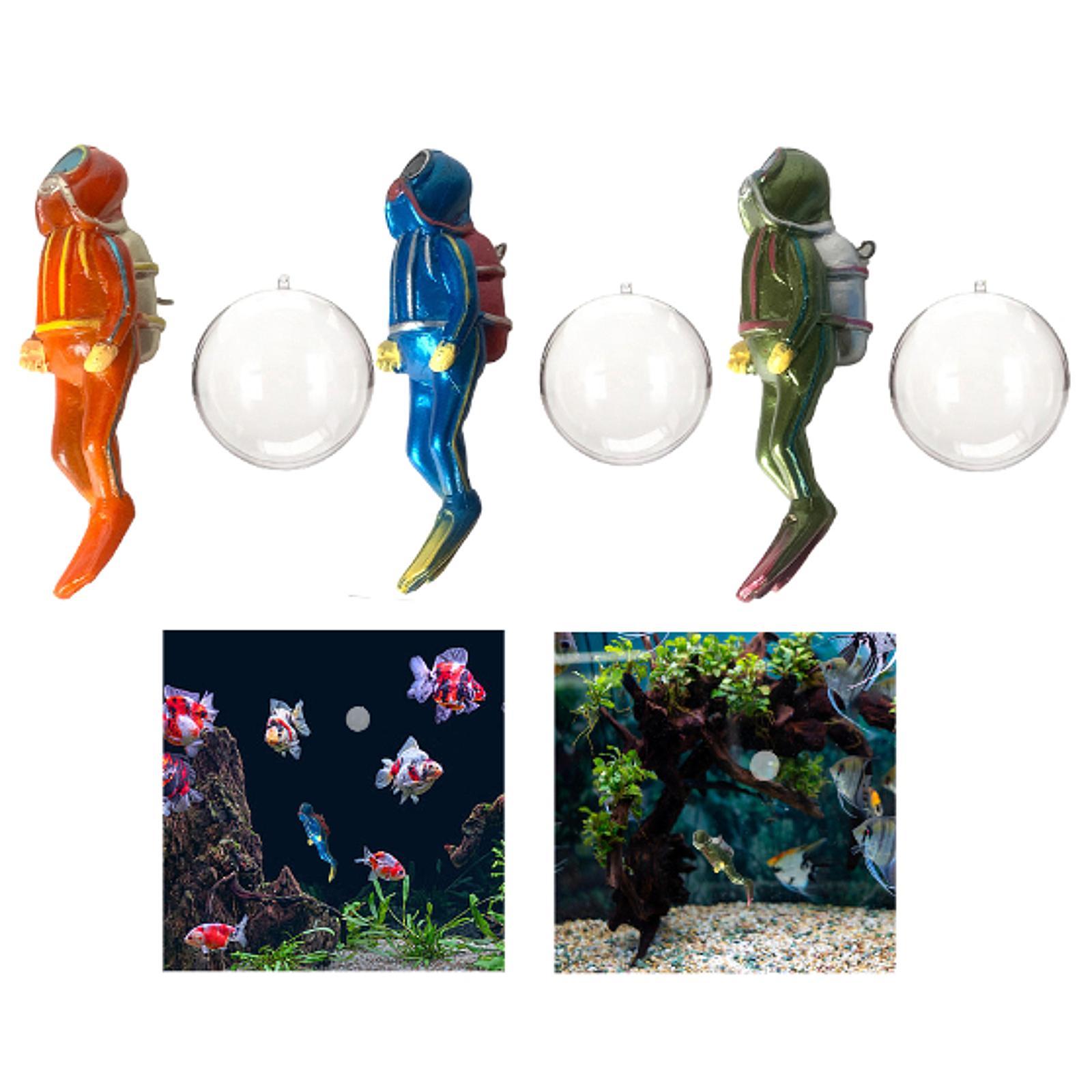 Resin Miniature Diver Figurine - Aquarium Decor recension och pris