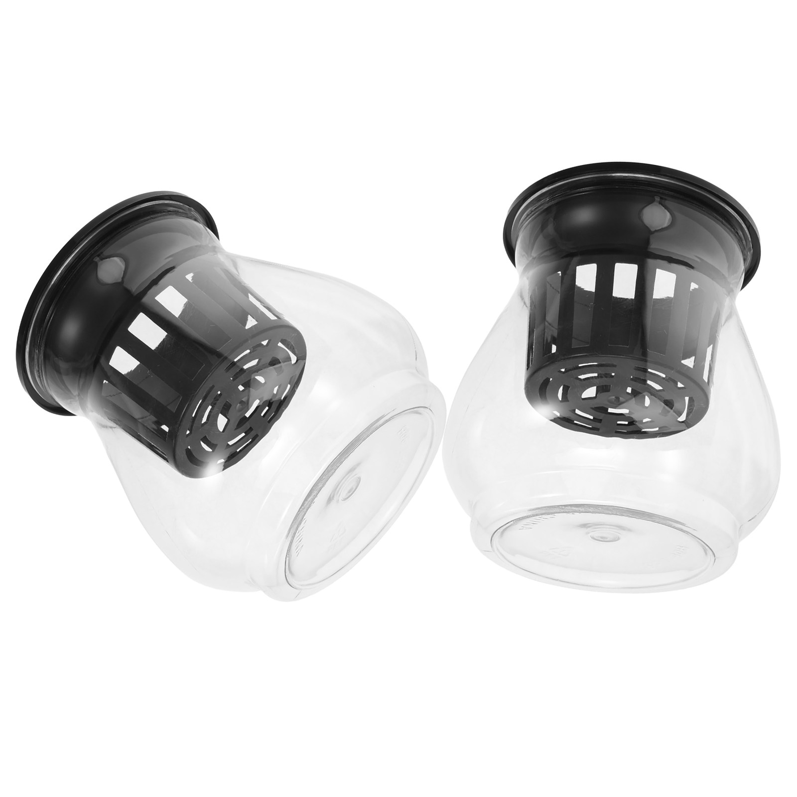 2Pcs Transparent Hydroponic Co - Betta Fish Tank recension och pris