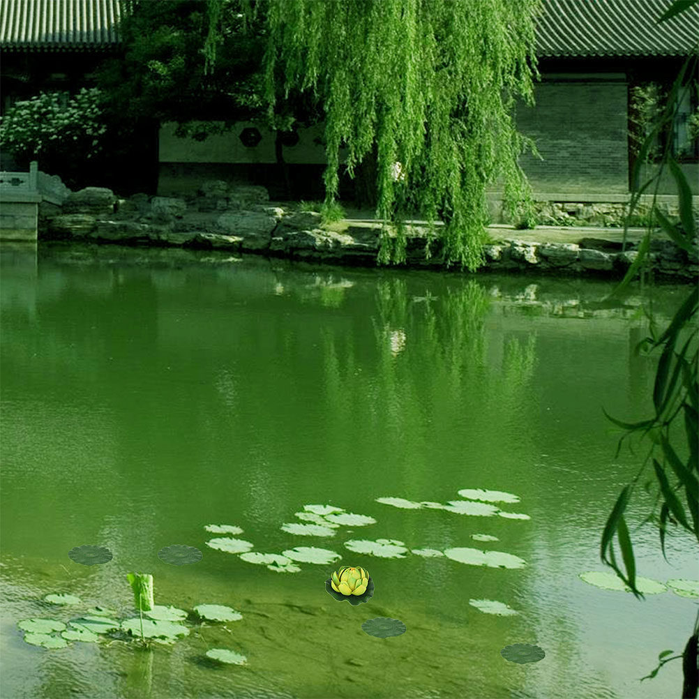 15Pcs Lifelike Lily Pads for A - Aquarium Plants recension och pris