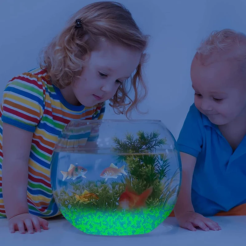 1000pcs 3-5mm Luminous Sand Gl - Fish Tank Gravel recension och pris